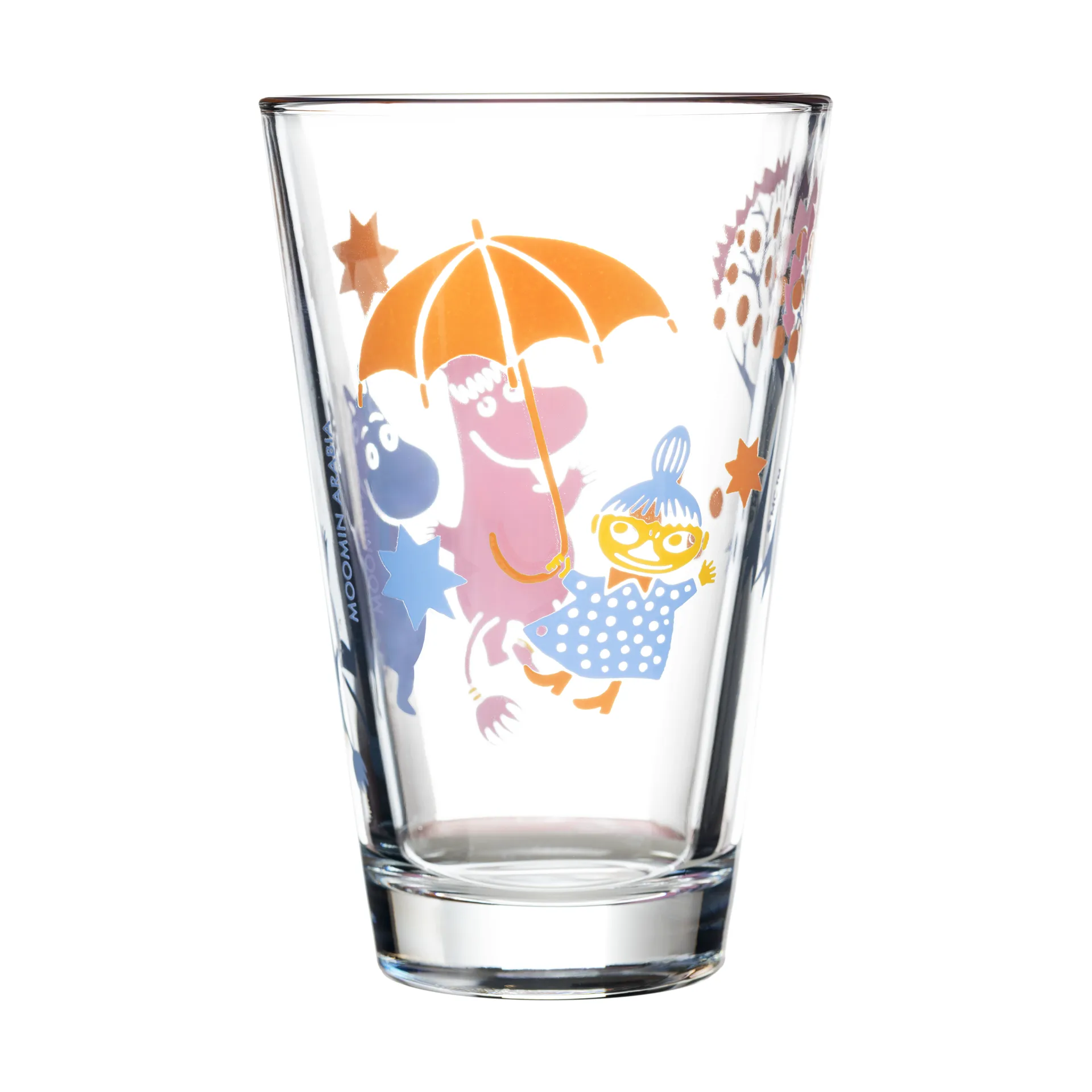 Party Moomin glass 30 cl 2-pack, Clear arabia moomin,moomin arabia