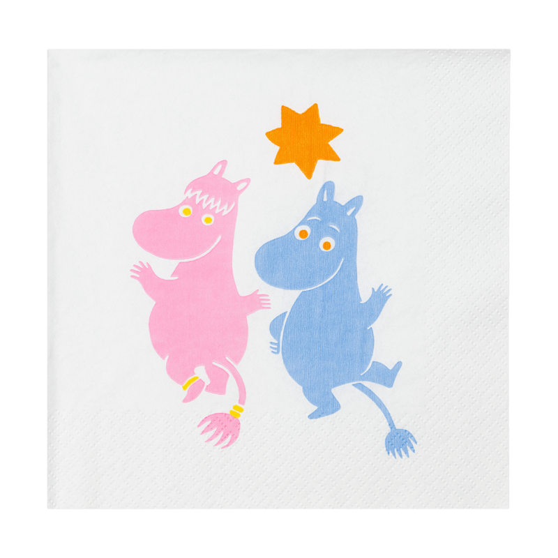 Moomin Arabia Party Moomin paper napkins 33x33 cm 20-pack Multi