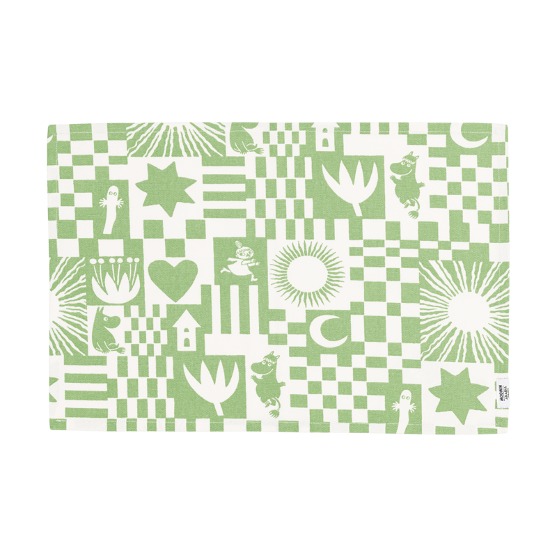 Moomin Arabia Party Moomin placemat 31x46 cm Green