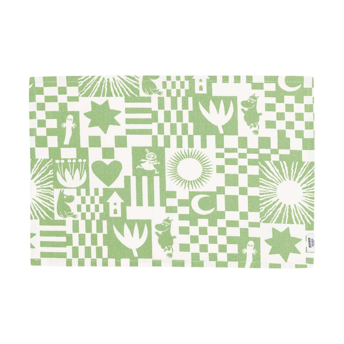 Moomin Arabia Party Moomin placemat 31x46 cm Green