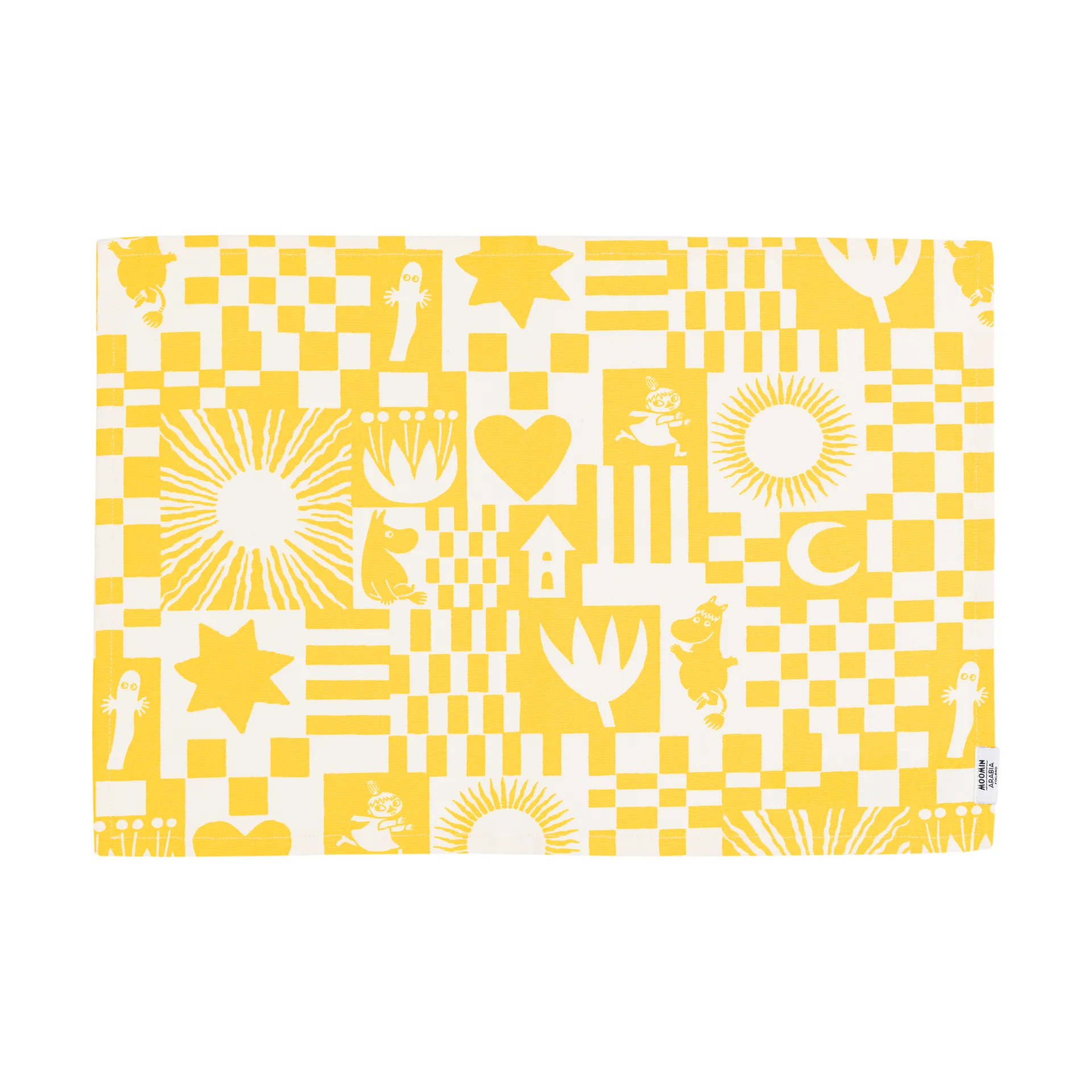 Party Moomin placemat 31x46 cm, Yellow arabia moomin,moomin arabia