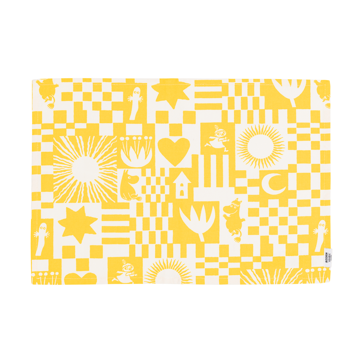 Moomin Arabia Party Moomin placemat 31x46 cm Yellow