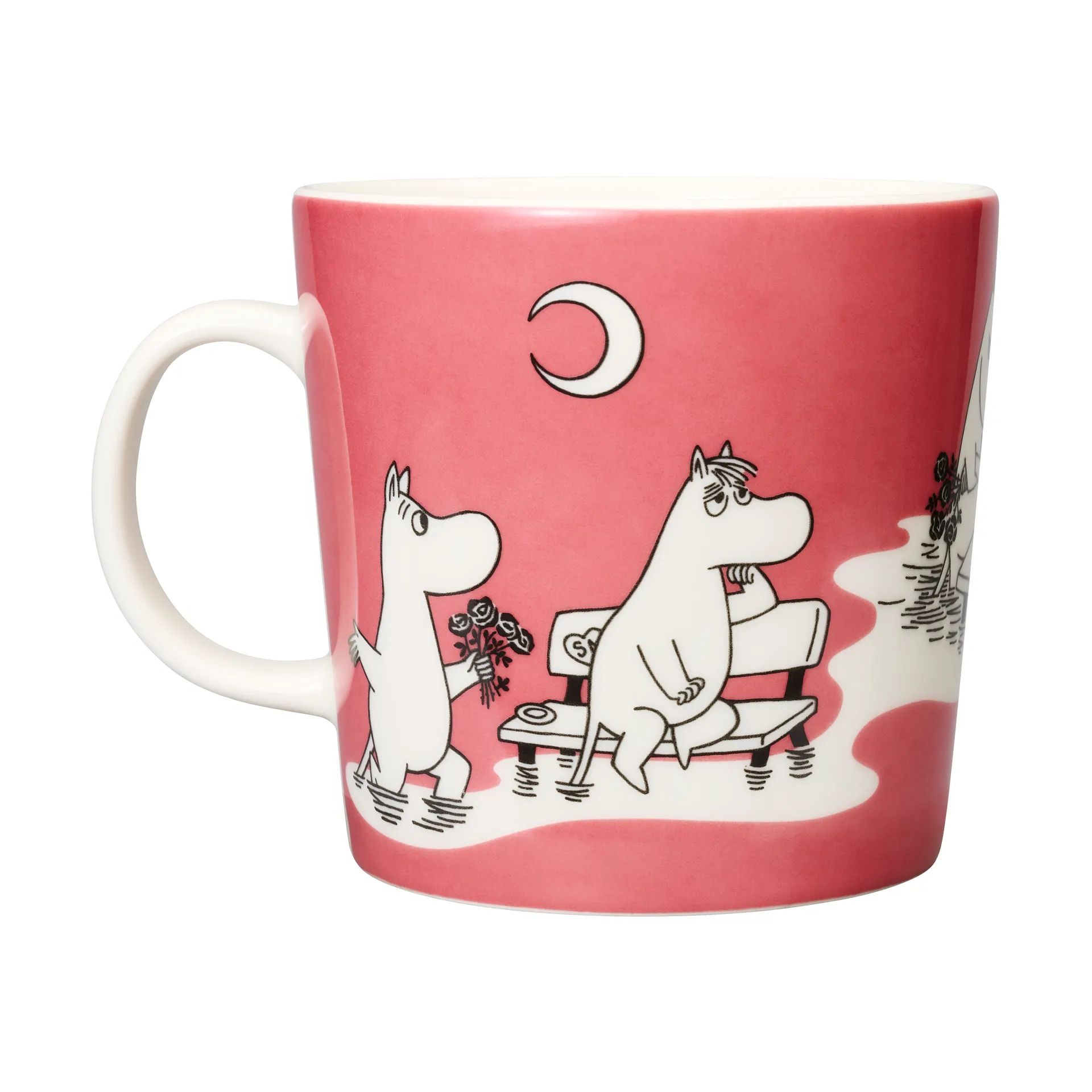 Pink Moomin mug special, 40 cl arabia moomin,moomin arabia