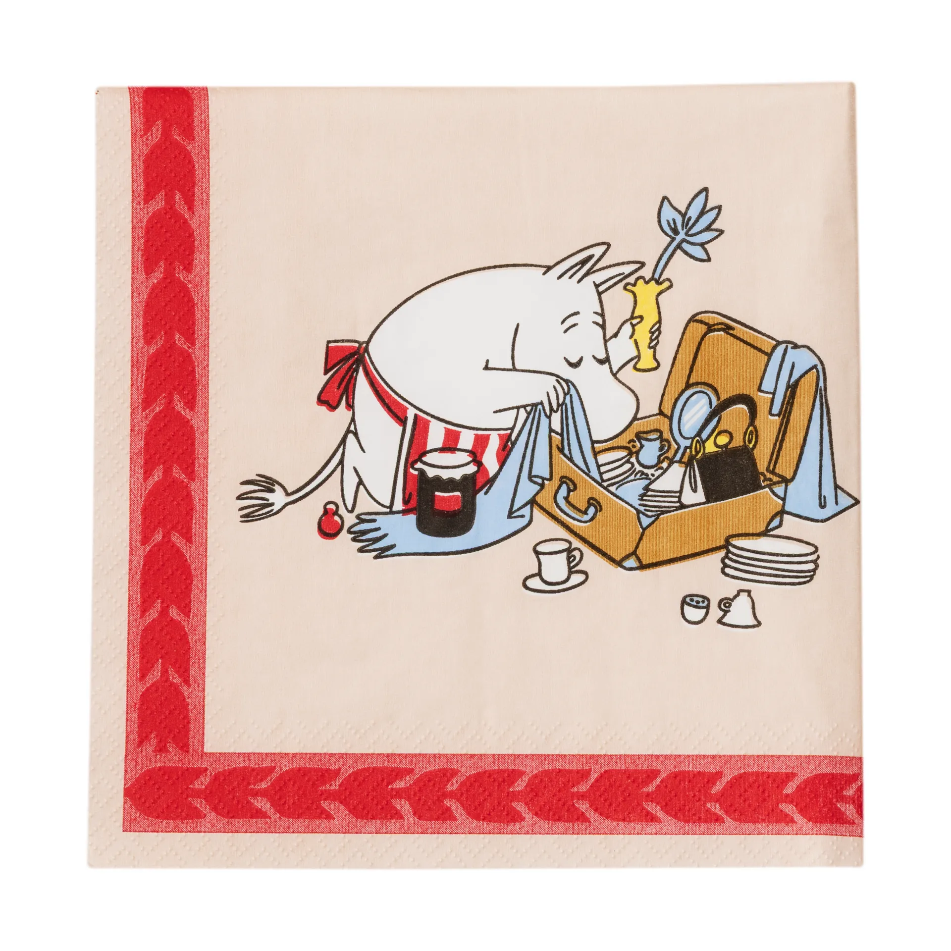 Ready for vacation Moomin paper napkin 33 cm, 20-pack Moomin Arabia