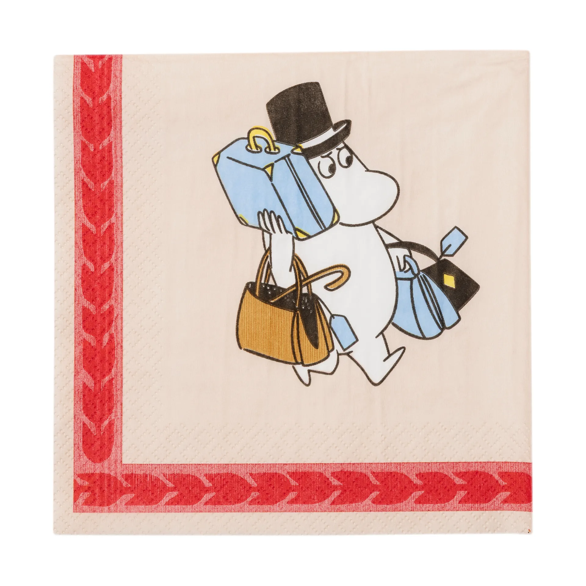 Ready for vacation Moomin paper napkin 33 cm, 20-pack Moomin Arabia