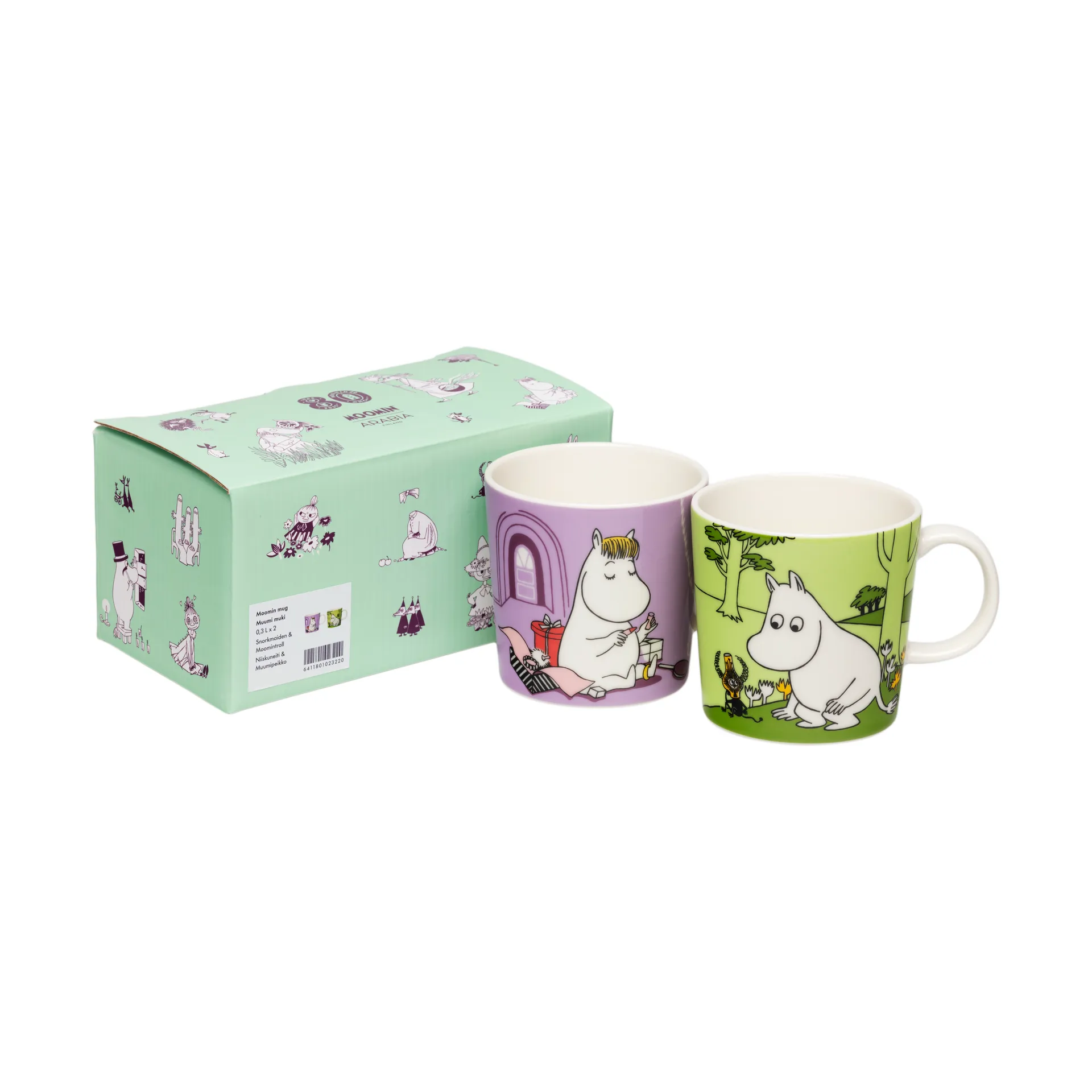 Snorkmaiden & Moomintroll Moomin Mug 2 pieces, 30 cl arabia moomin,moomin arabia