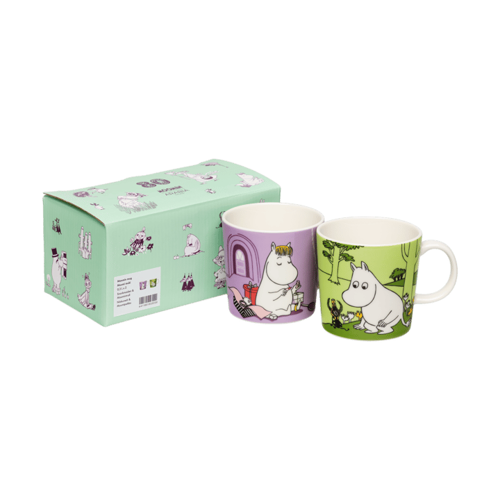 Snorkmaiden & Moomintroll Moomin Mug 2 pieces - 30 cl - Moomin Arabia