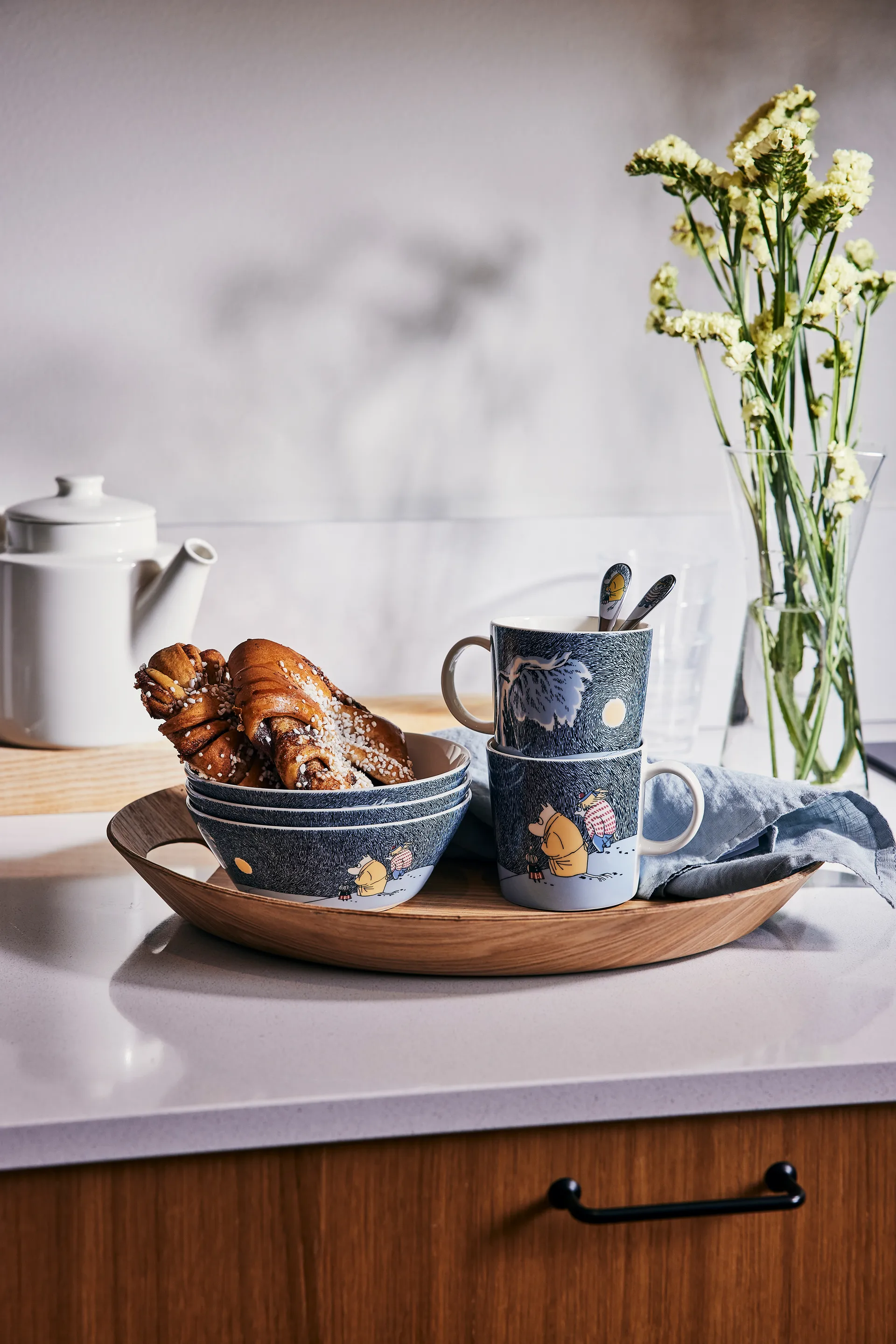 Snow Moonlight Moomin bowl 2021, Ø15 cm Moomin Arabia