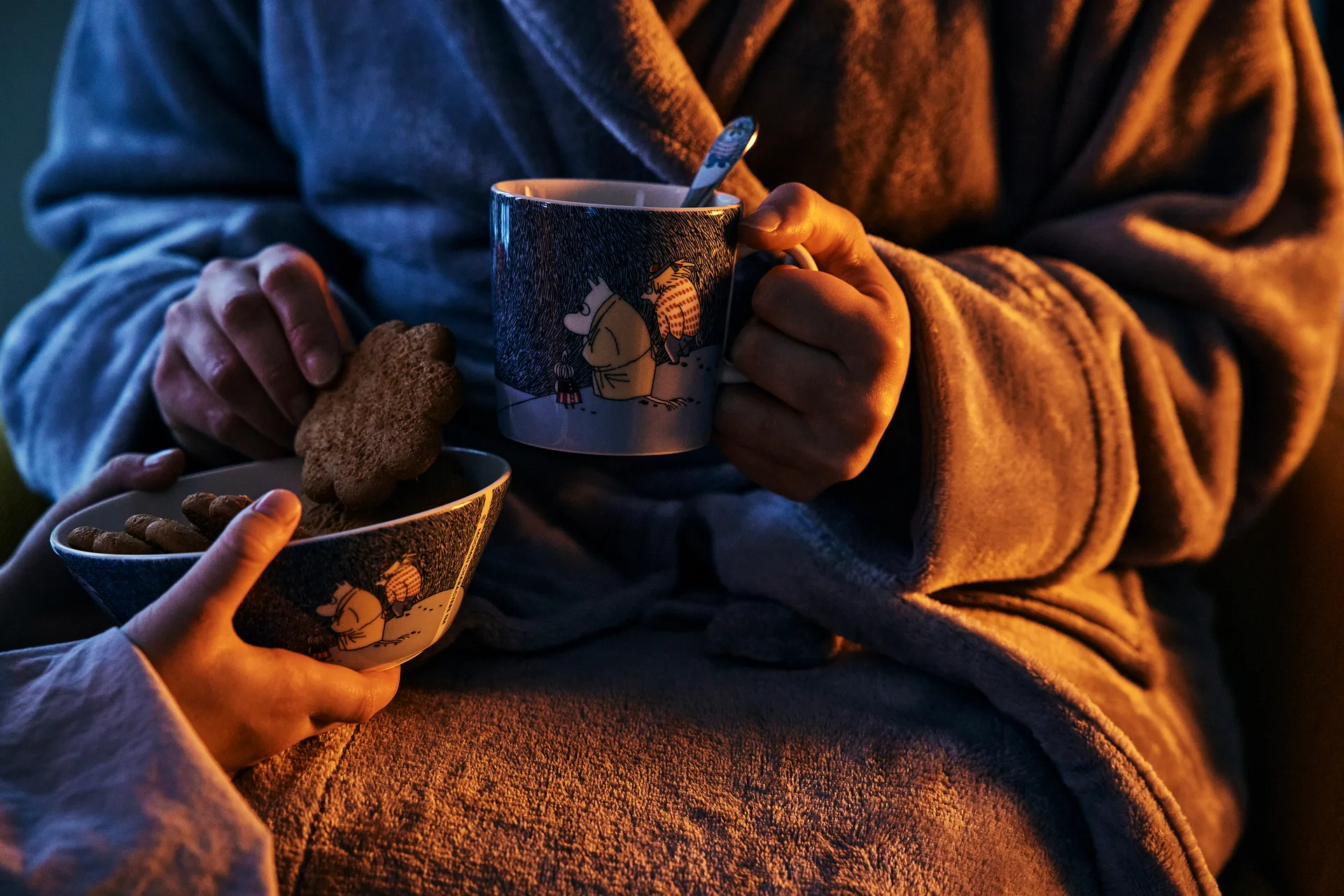 Snow Moonlight Moomin mug 2021, 30 cl arabia moomin,moomin arabia