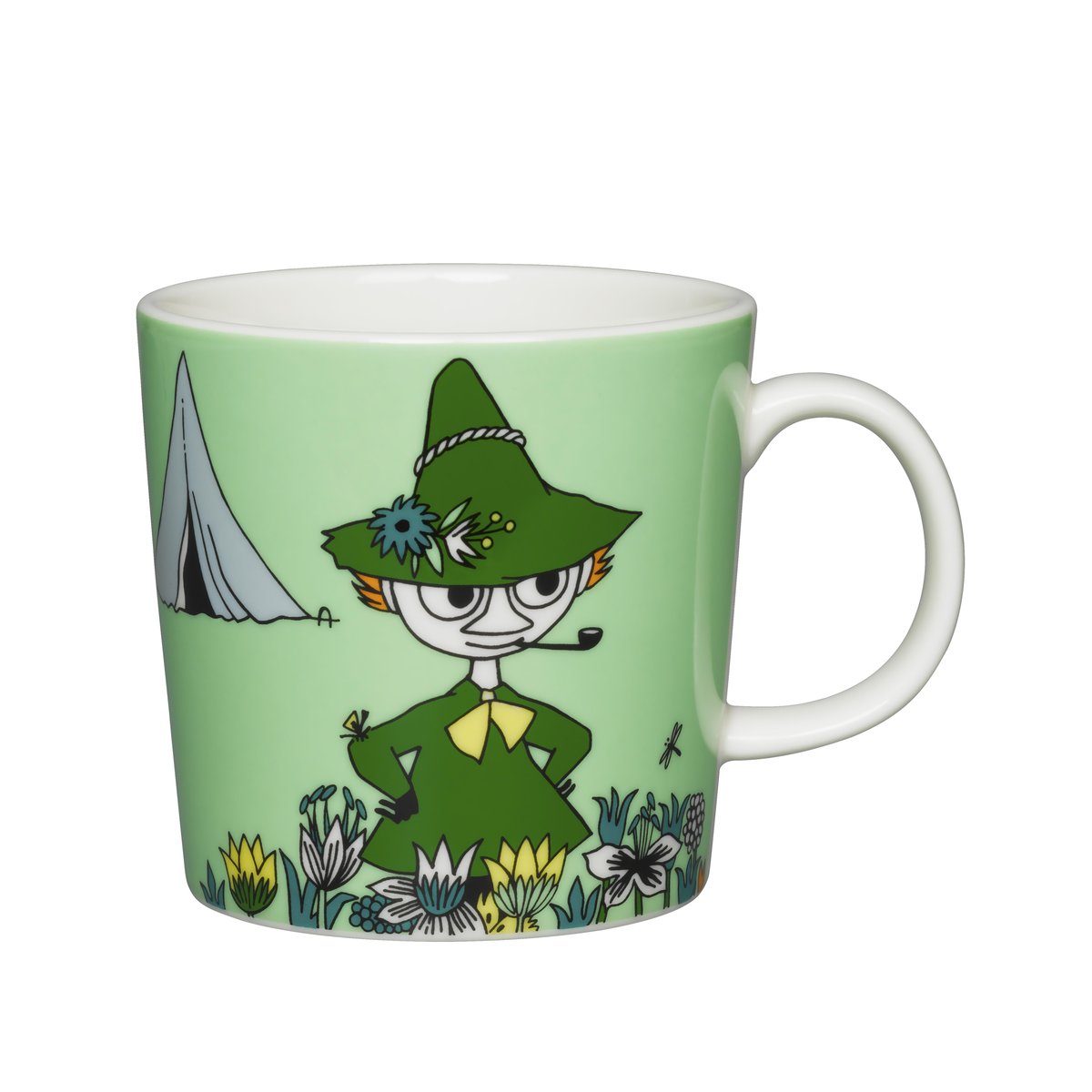 Moomin Arabia Snufkin Moomin mug green | Scandinavian Design | Moomin mugs | Green