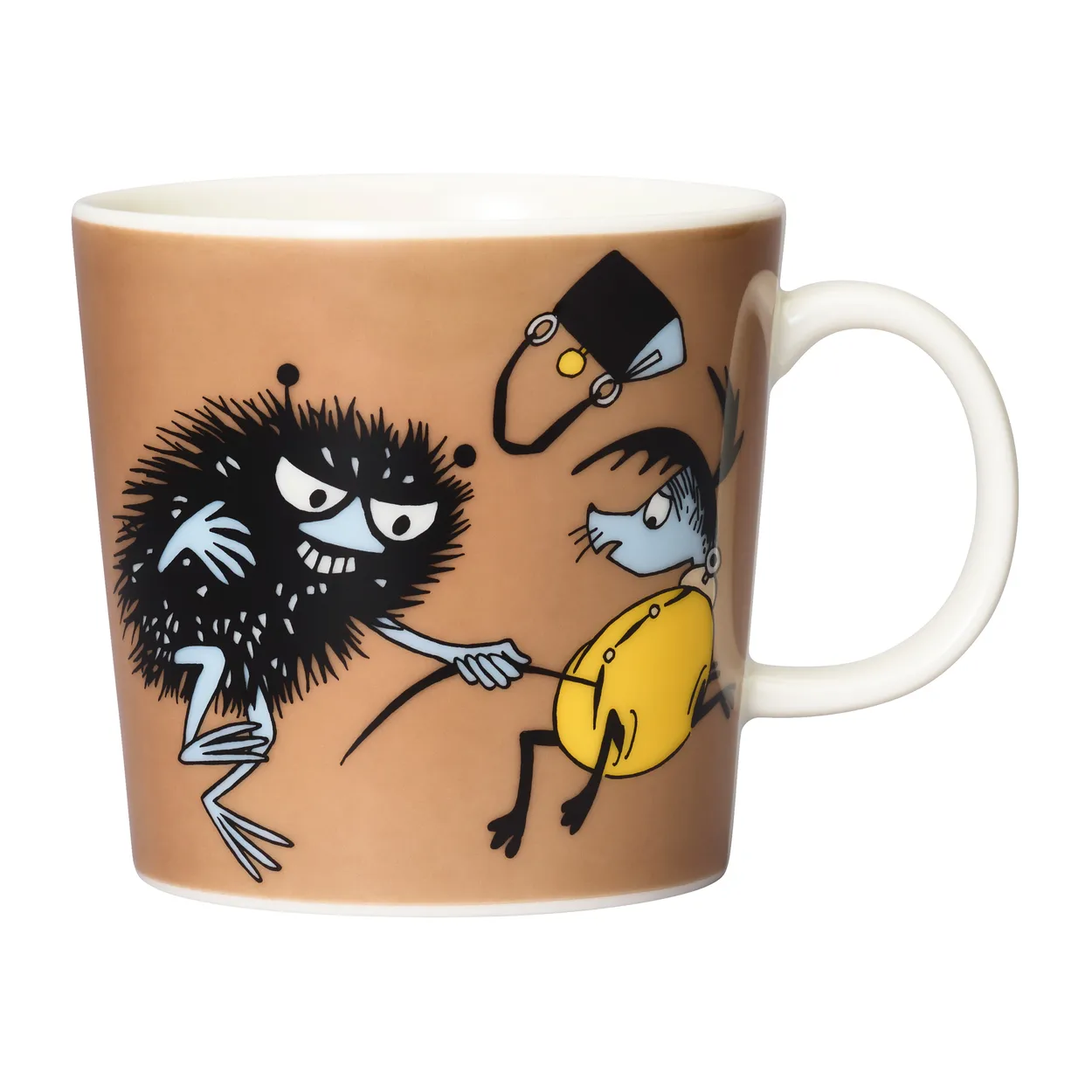 Moomin Arabia Stinky in action Moomin mug Brown | Scandinavian Design | Moomin mugs | Brown