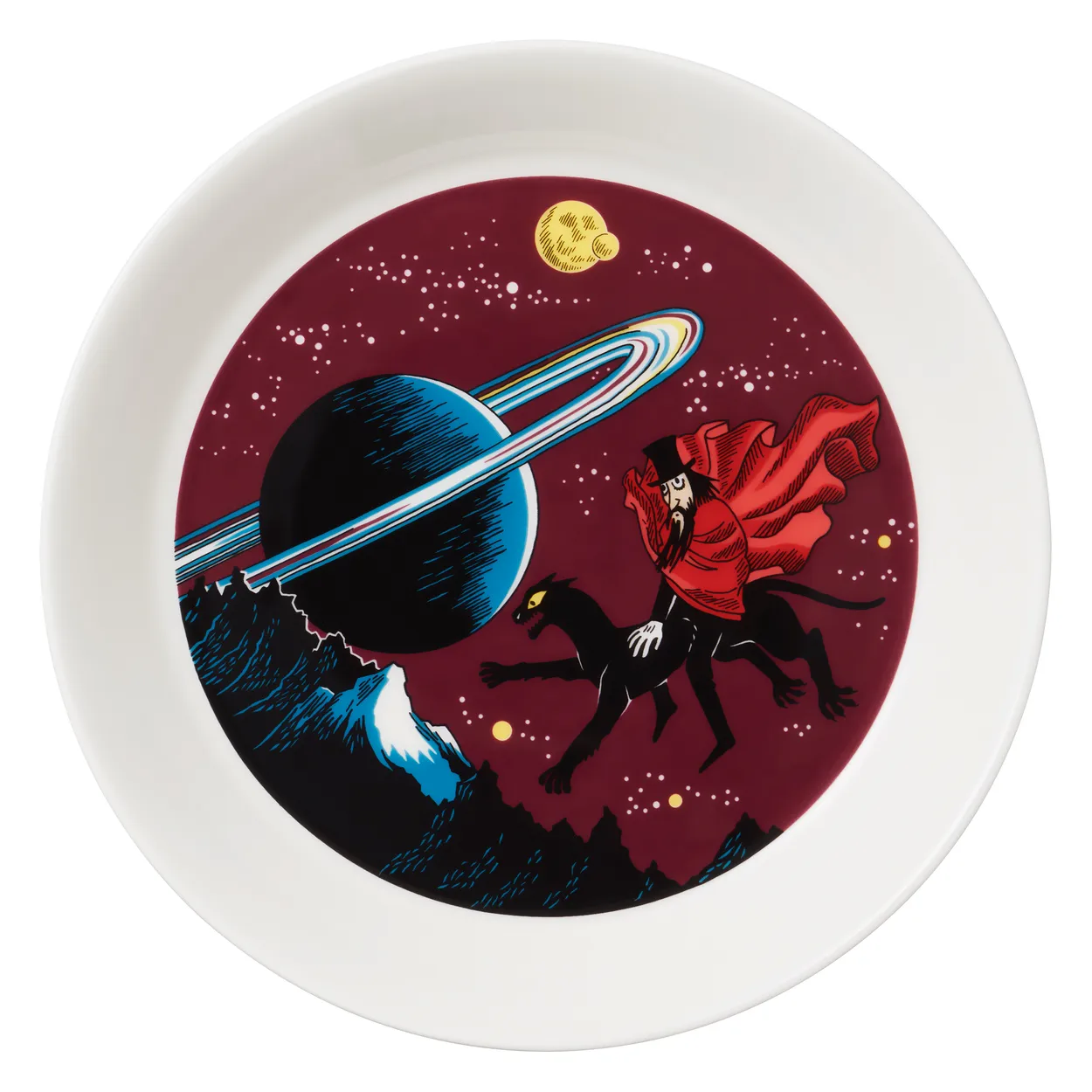 Moomin Arabia The Hobgoblin Moomin plate purple | Scandinavian Design | Small plates & side plates | Purple