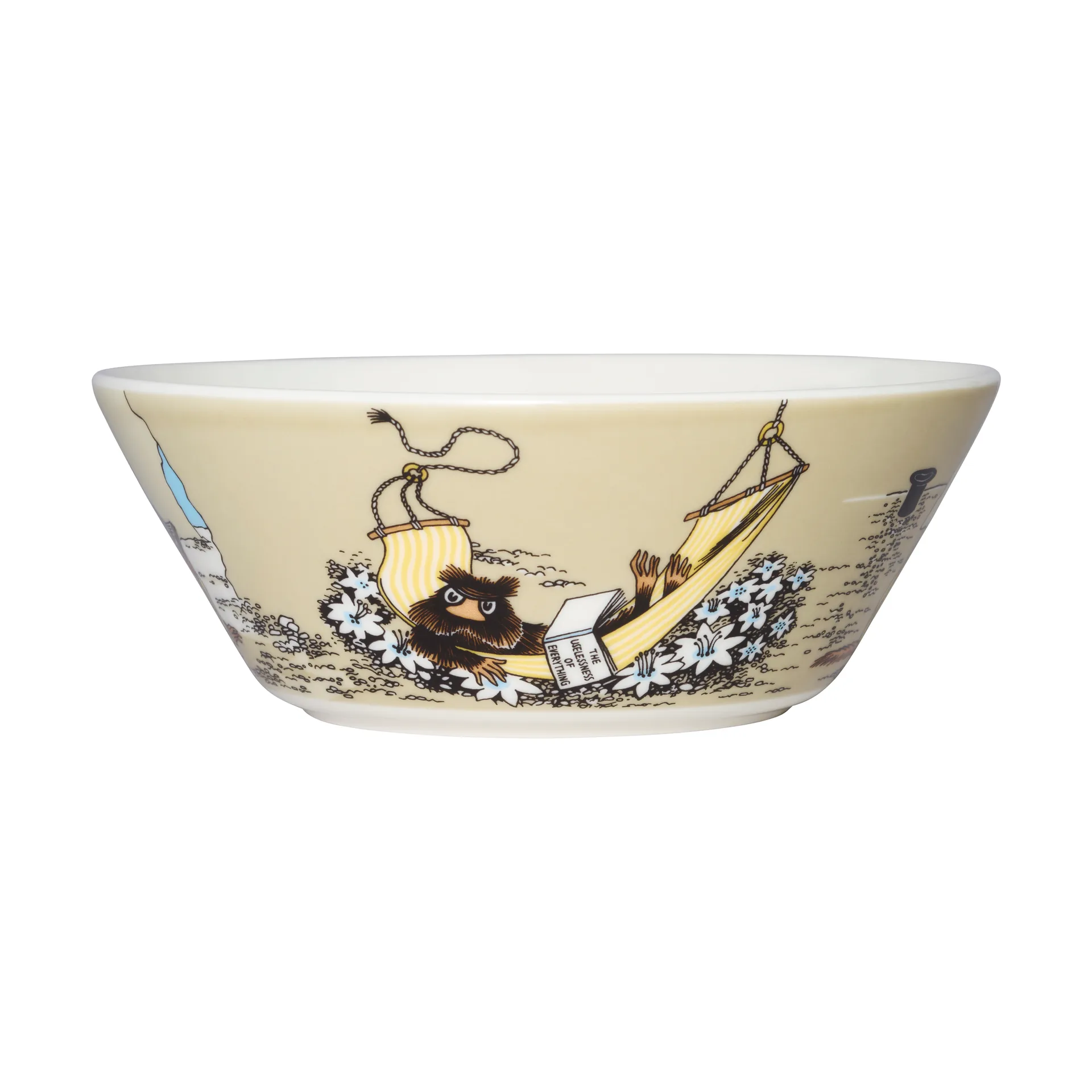The Muskrat Moomin bowl Ø15 cm, Beige arabia moomin,moomin arabia