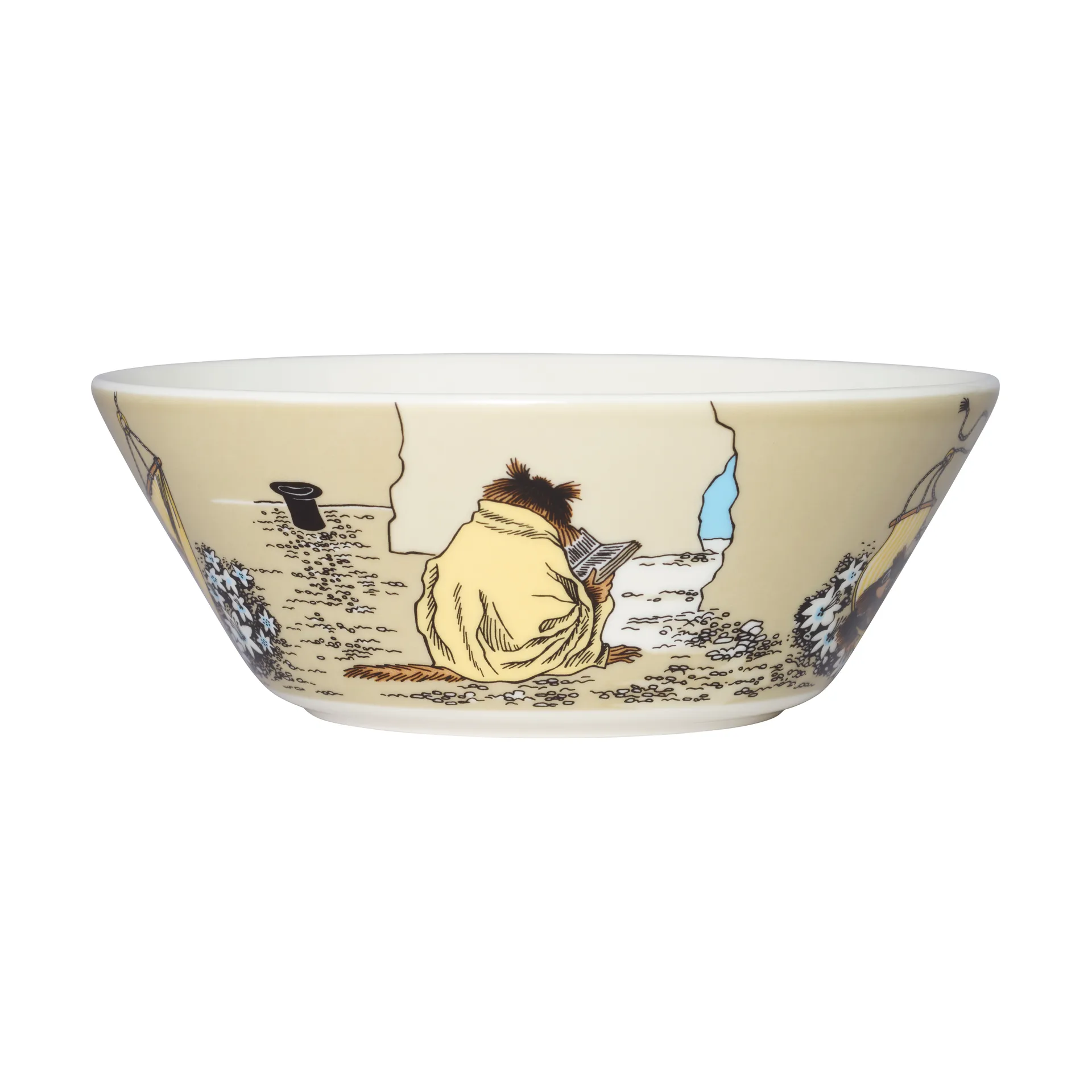 The Muskrat Moomin bowl Ø15 cm, Beige arabia moomin,moomin arabia
