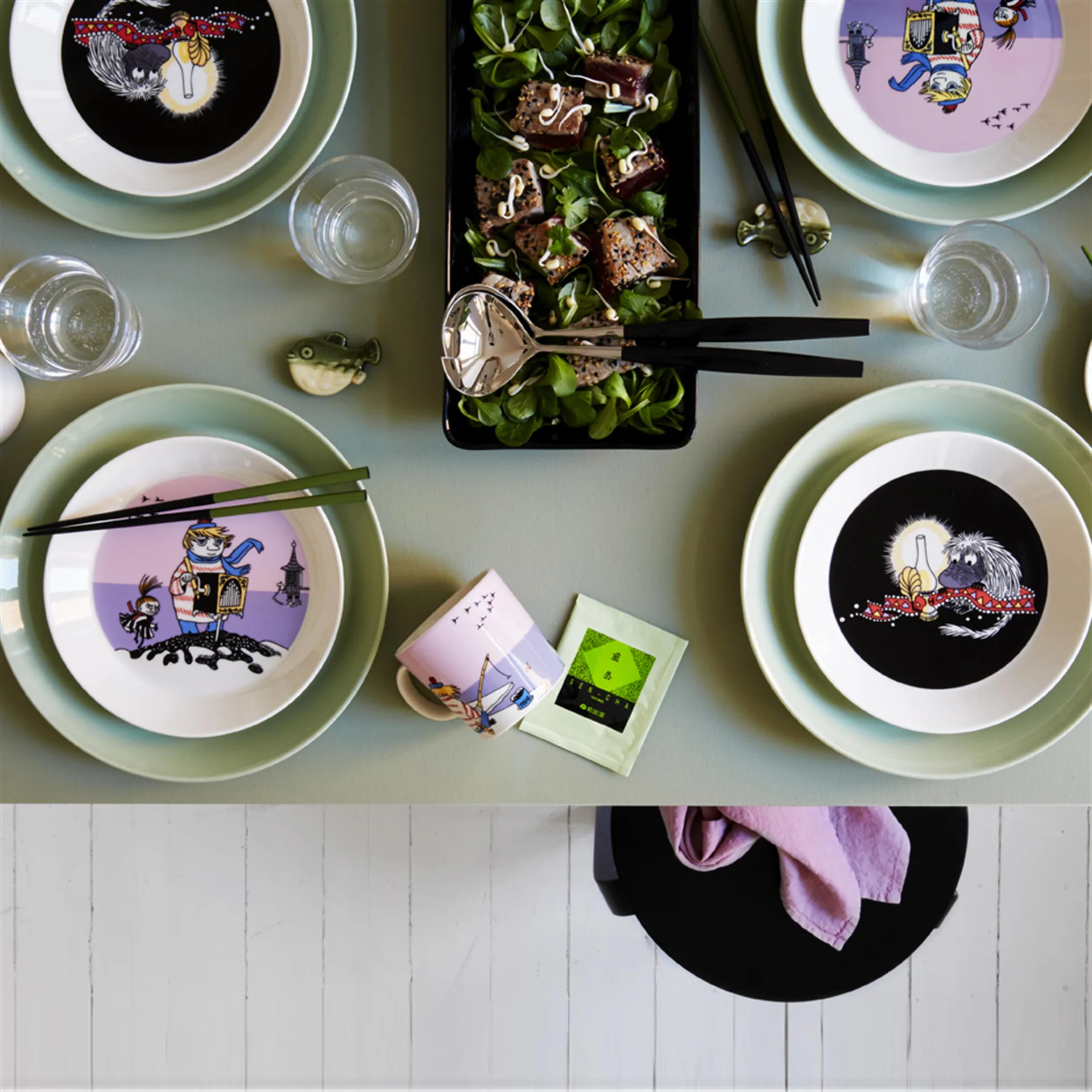 Too-Ticky Moomin mug, purple arabia moomin,moomin arabia