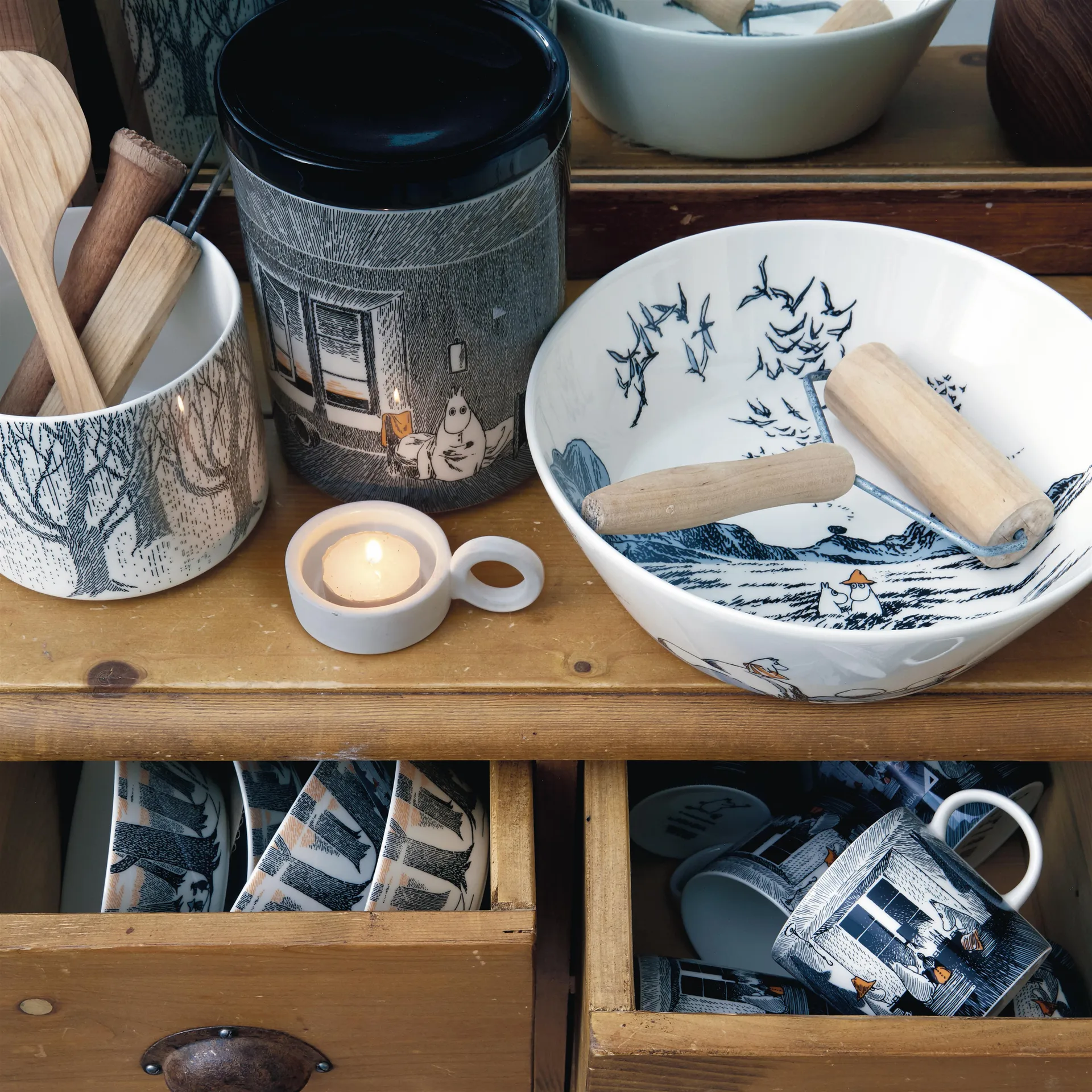 True to it's origins Moomin jar, 1.2 l arabia moomin,moomin arabia