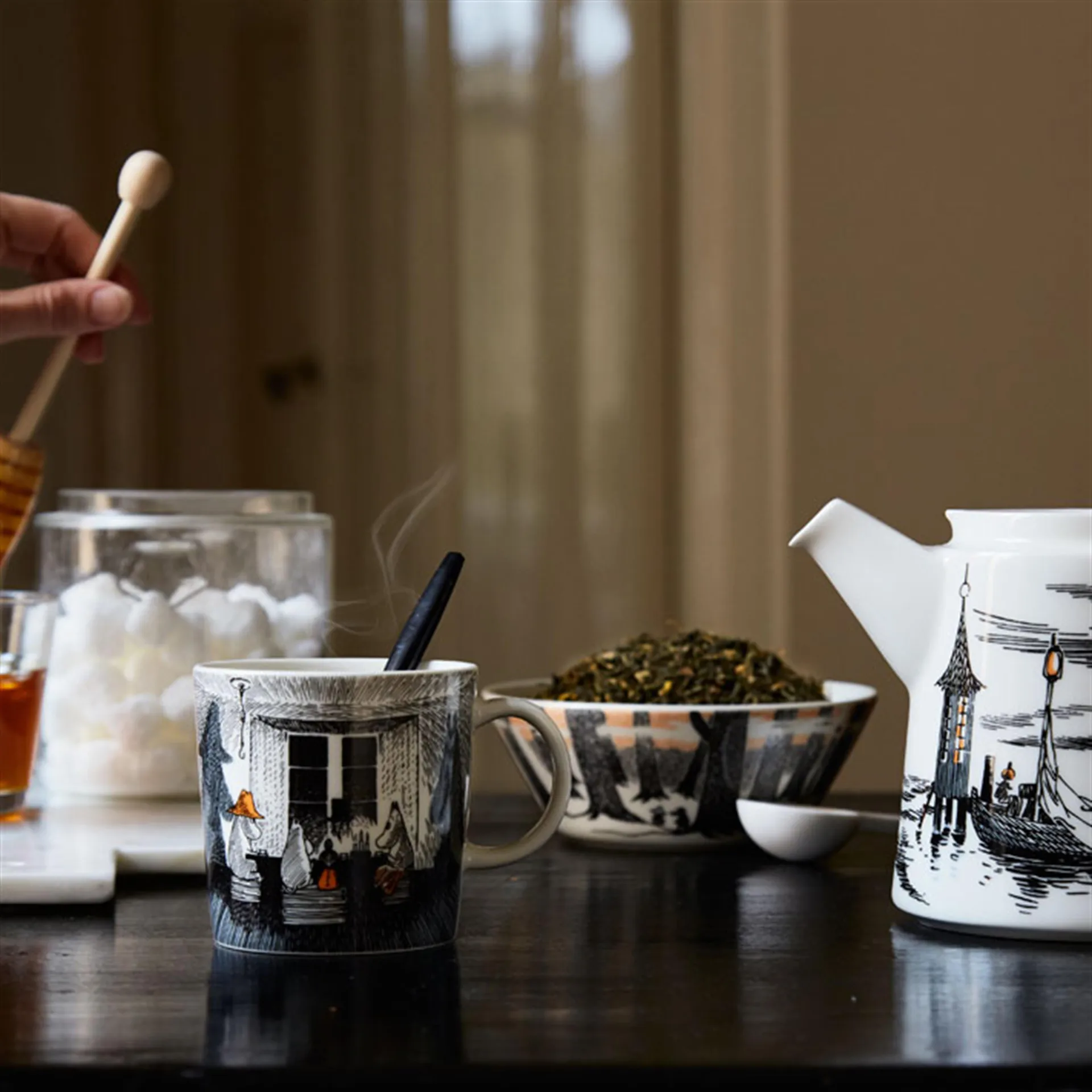 True to its origins Moomin mug 2017, black arabia moomin,moomin arabia