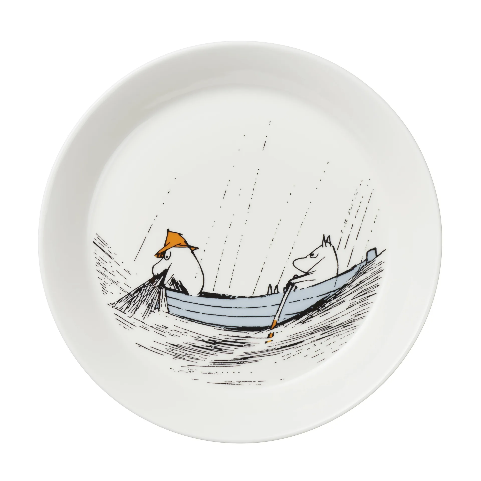 True to its origins Moomin plate 2017, white arabia moomin,moomin arabia