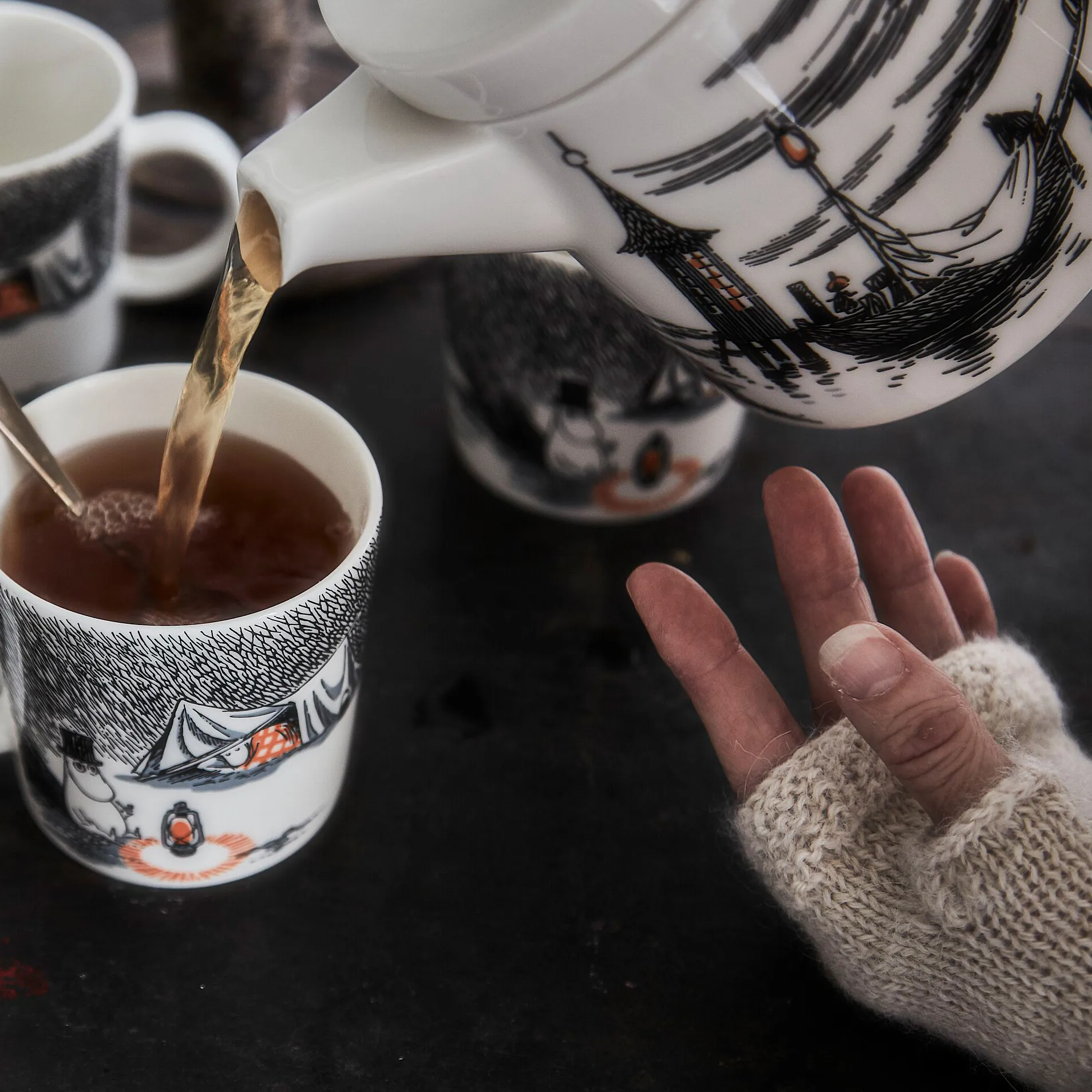 True to its origins Mumin teapot, 70 cl arabia moomin,moomin arabia