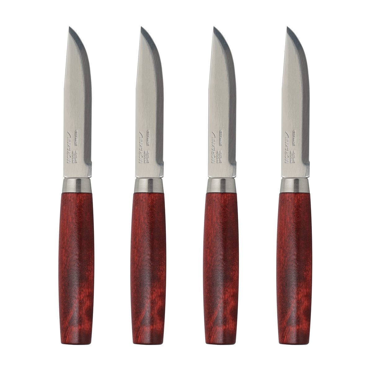 Morakniv Classic Steak Knife 4-pack red | Scandinavian Design | Steak knives | Red