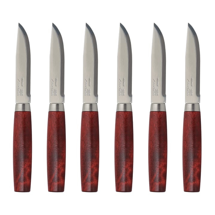 Morakniv Classic Steak Knife 6-pack, red