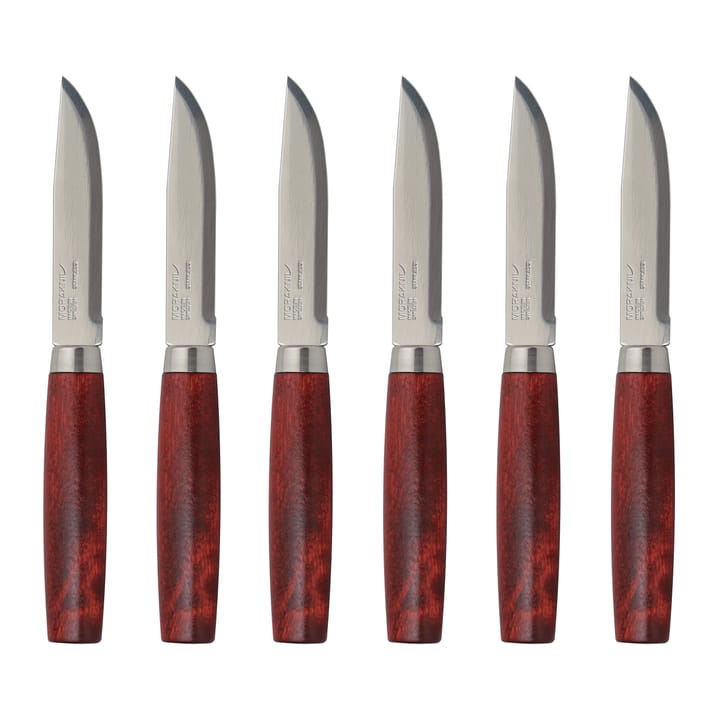 Morakniv Classic Steak Knife 6-pack - red - Morakniv