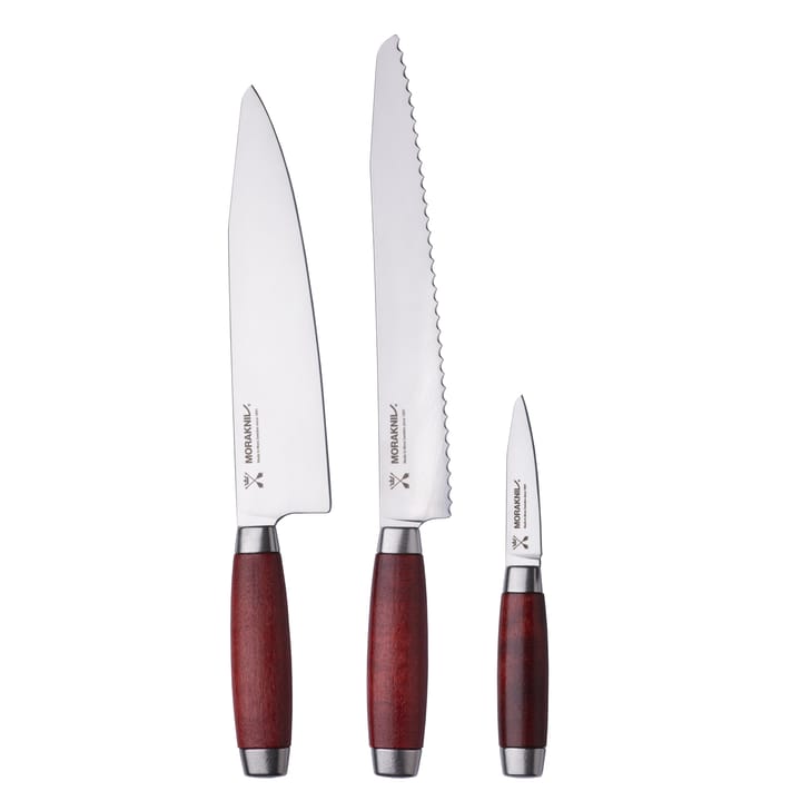 Morakniv knife set 3 pcs - red - Morakniv