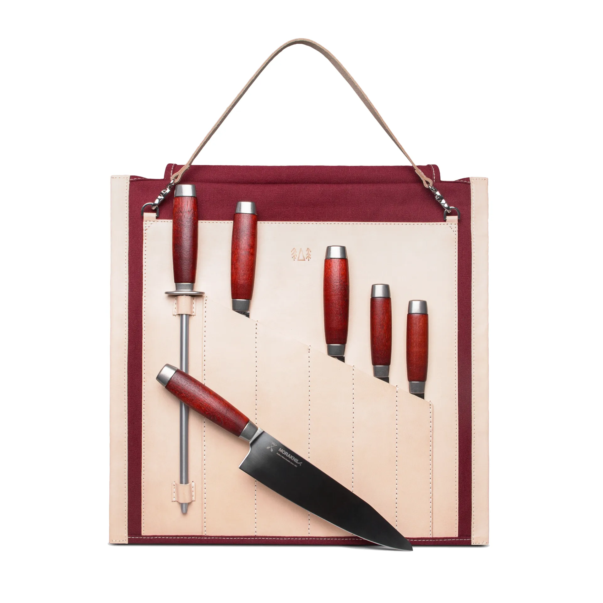 Sandqvist Morakniv knife case for Classic 1891 knife, red Morakniv