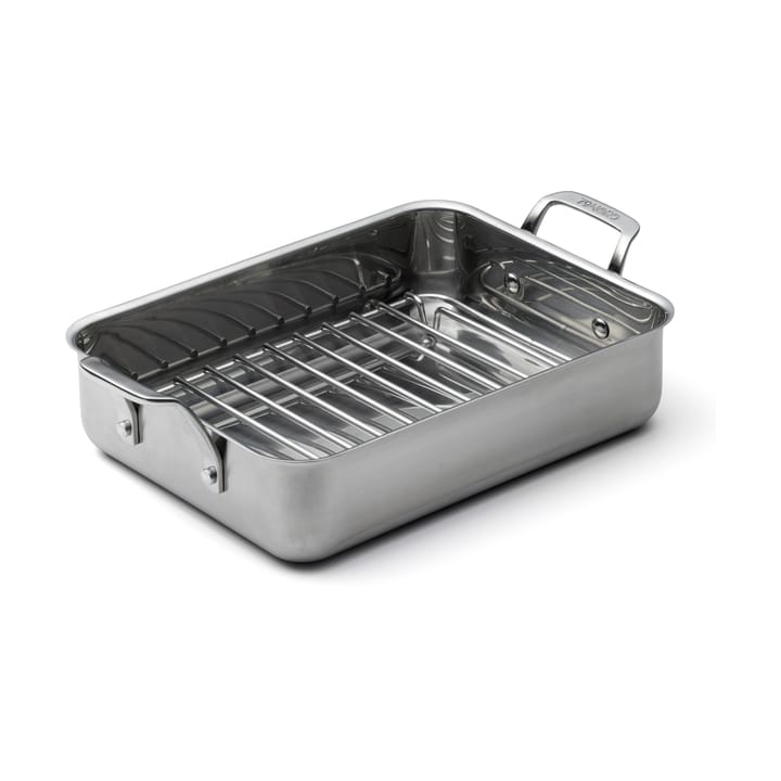 79NORD oven pan with grid 40x25x10 cm - Stainless steel - Morsø