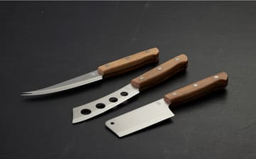 Foresta cheese knife 3 pieces - Oak-stainless steel - Morsø
