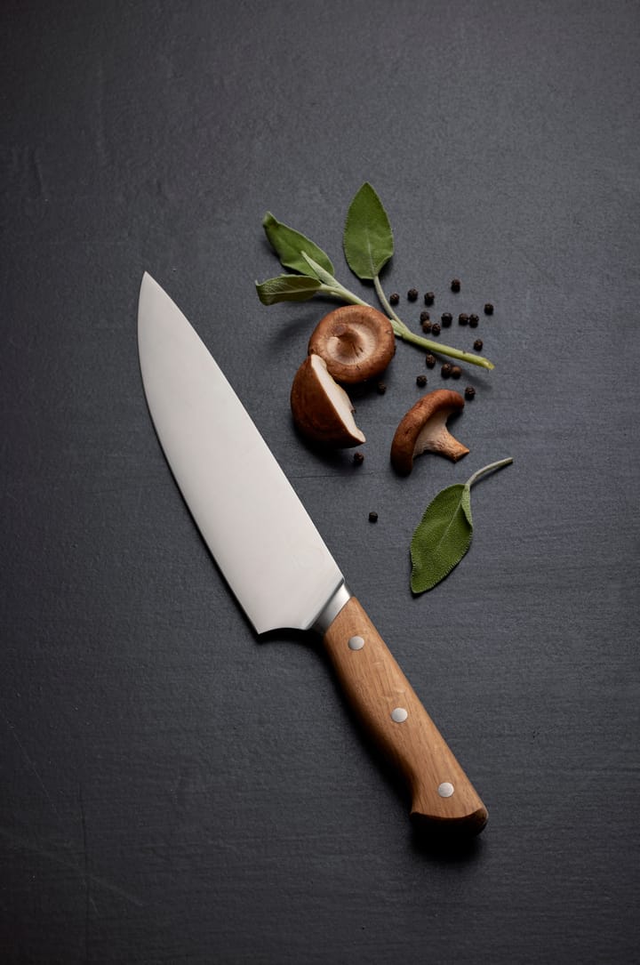 Foresta chef's knife 33 cm - Stainless steel-oak - Morsø