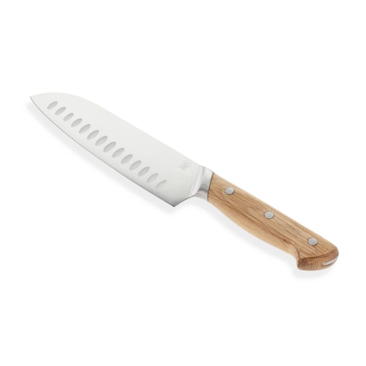 Foresta santoku knife 30 cm - Stainless steel-oak - Morsø