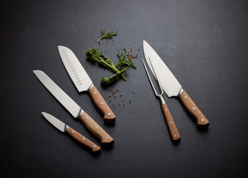 Foresta steak fork 28 cm - Stainless steel-oak - Morsø