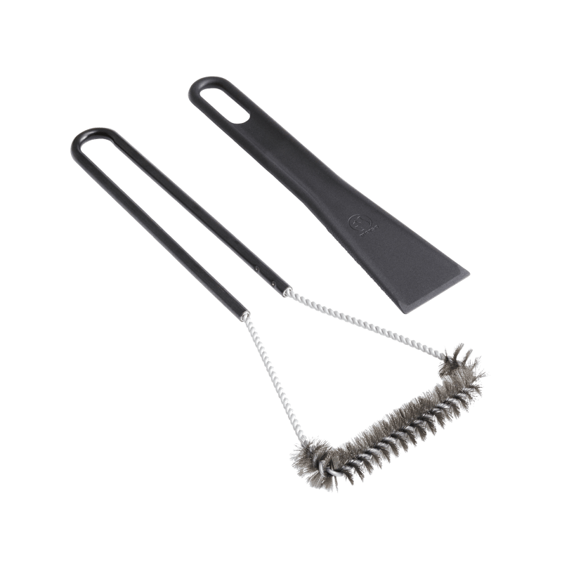 Morsø Grill brush and scraper set Black
