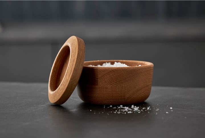 Kit salt cellar with lid - Oak - Morsø