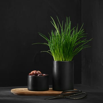 Morsø Kit wooden tray with 2 pots - Black - Morsø