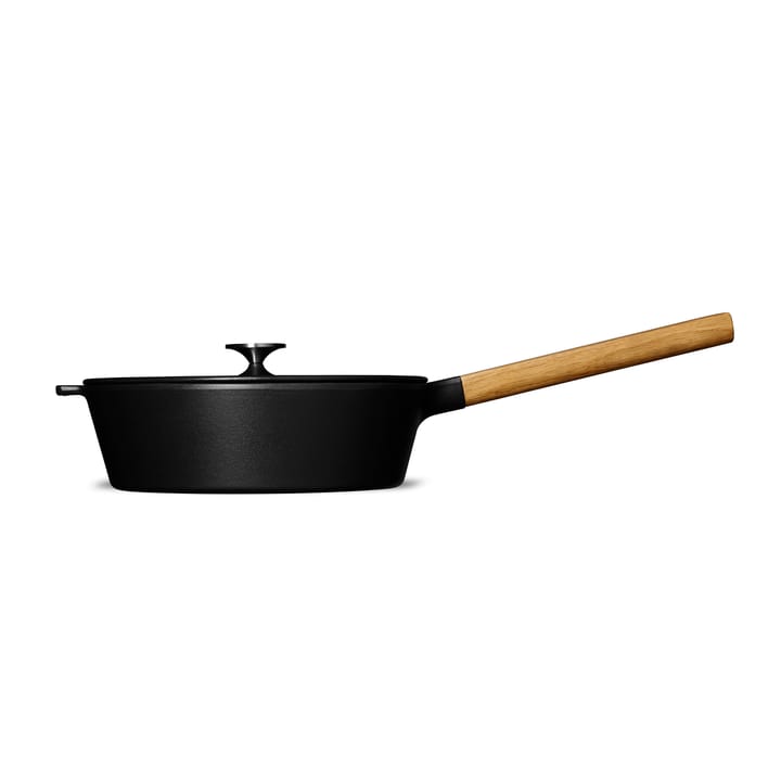 NAC saucepan with lid 2.2 l - Cast iron-oak - Morsø