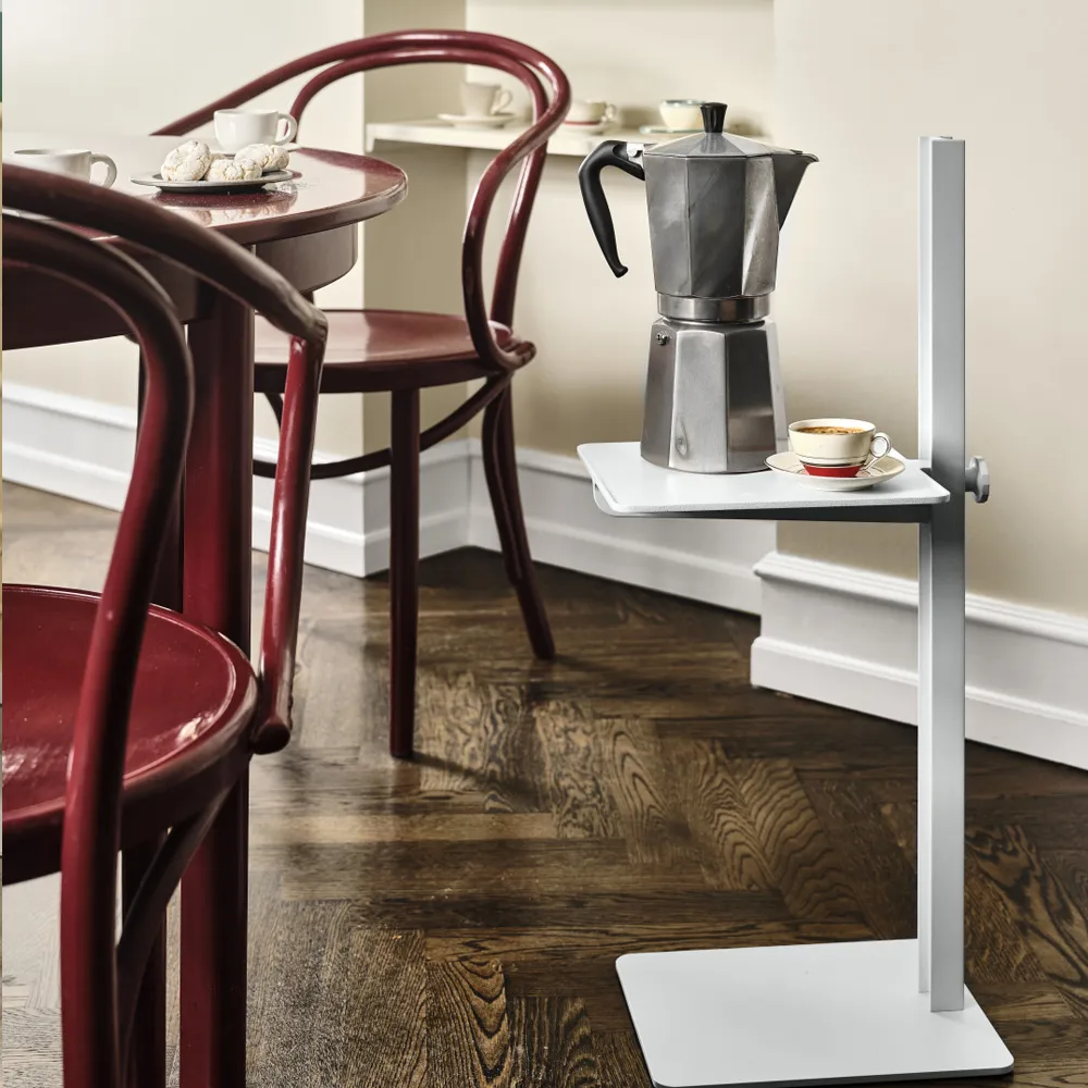 Museum side table, Beige Museum