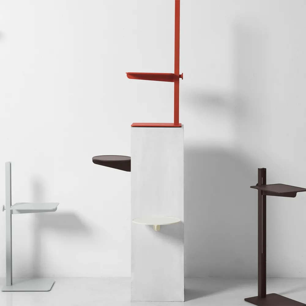 Museum side table, Beige Museum