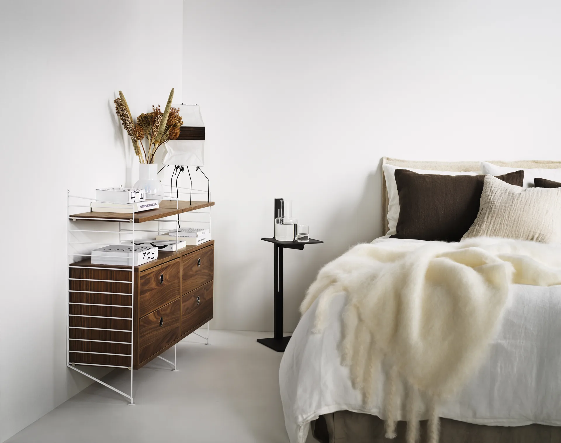 Museum side table, Black Museum