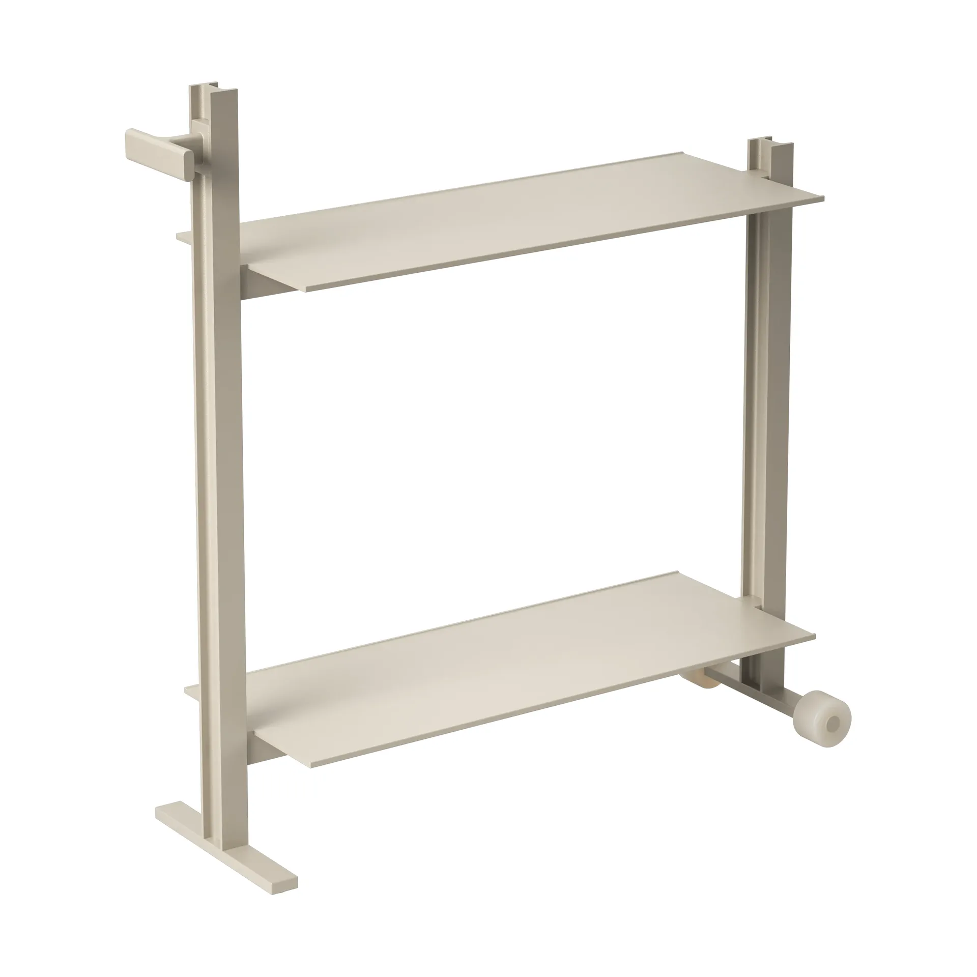 Museum Trolley serving trolley, Beige, 74.5x77.5x24 cm Museum