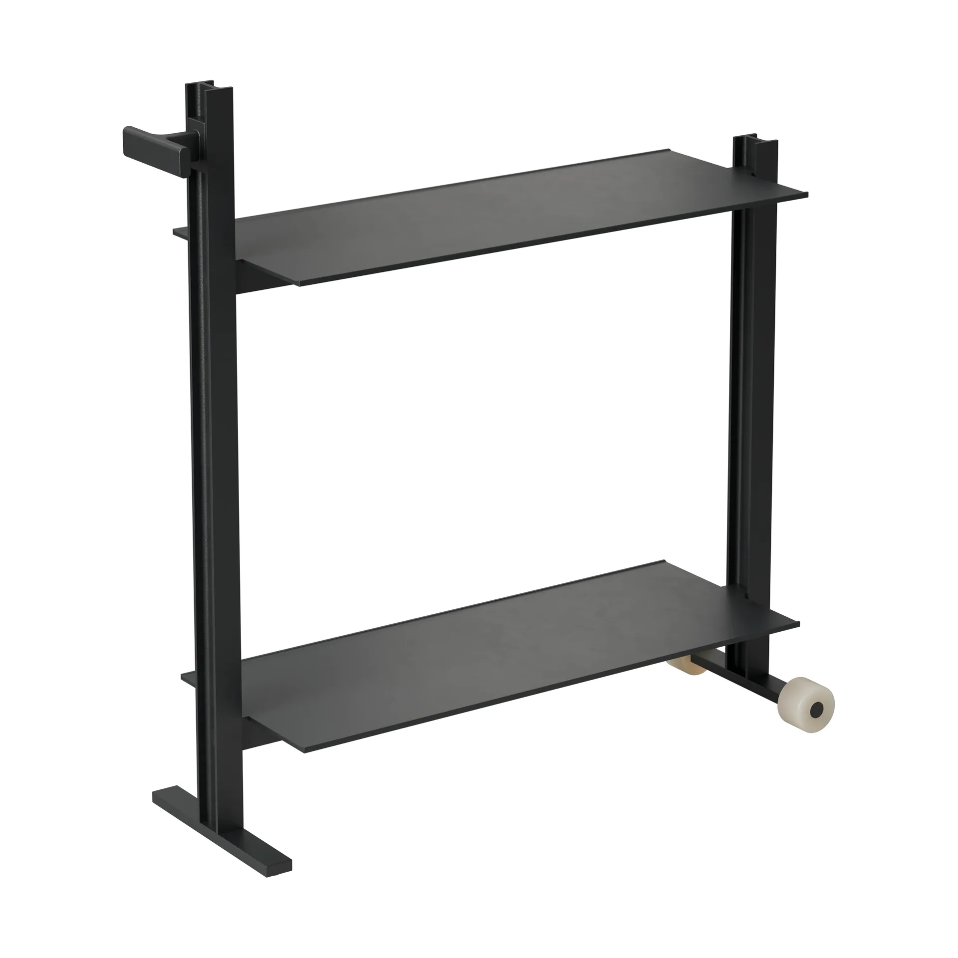 Museum Trolley serving trolley, Black, 74.5x77.5x24 cm Museum
