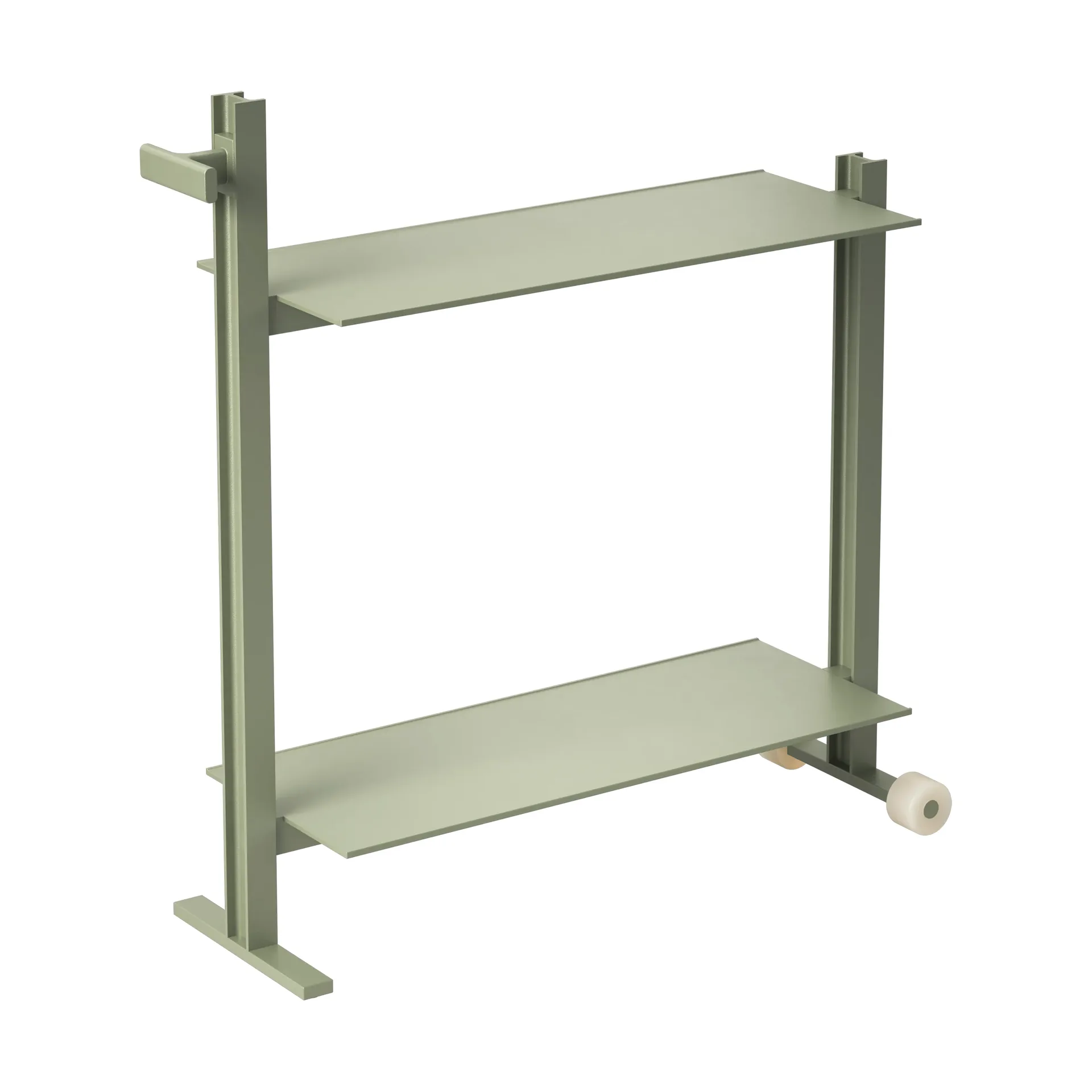 Museum Trolley serving trolley, Green, 74.5x77.5x24 cm Museum