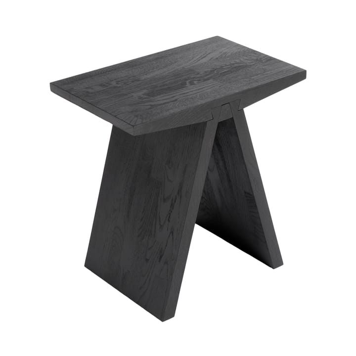 Angle stool 45 cm - dark-stained oak - MUUBS