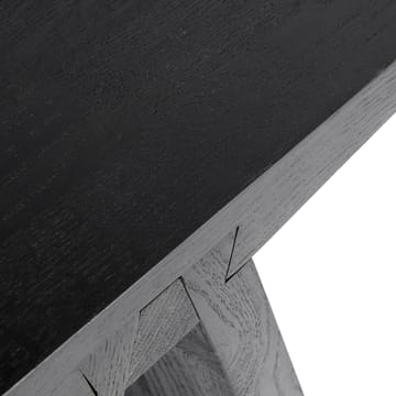 Angle stool 45 cm - dark-stained oak - MUUBS