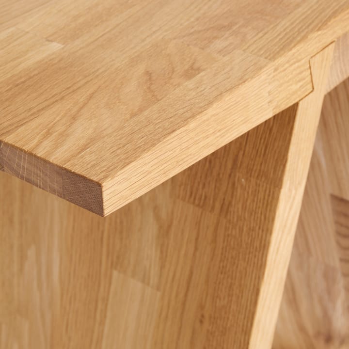 Angle stool 45 cm, oiled oak MUUBS