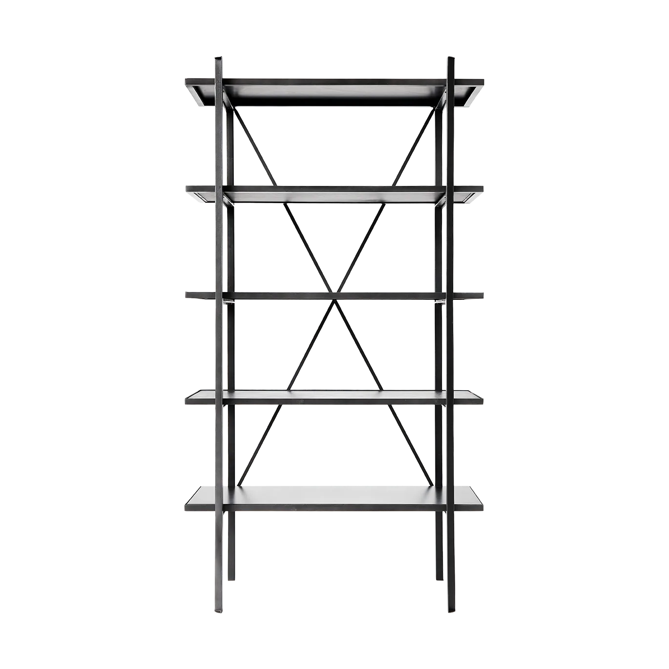 Austin free standing shelf 90x160 cm, Black MUUBS