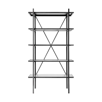 Austin free standing shelf 90x160 cm - Black - MUUBS