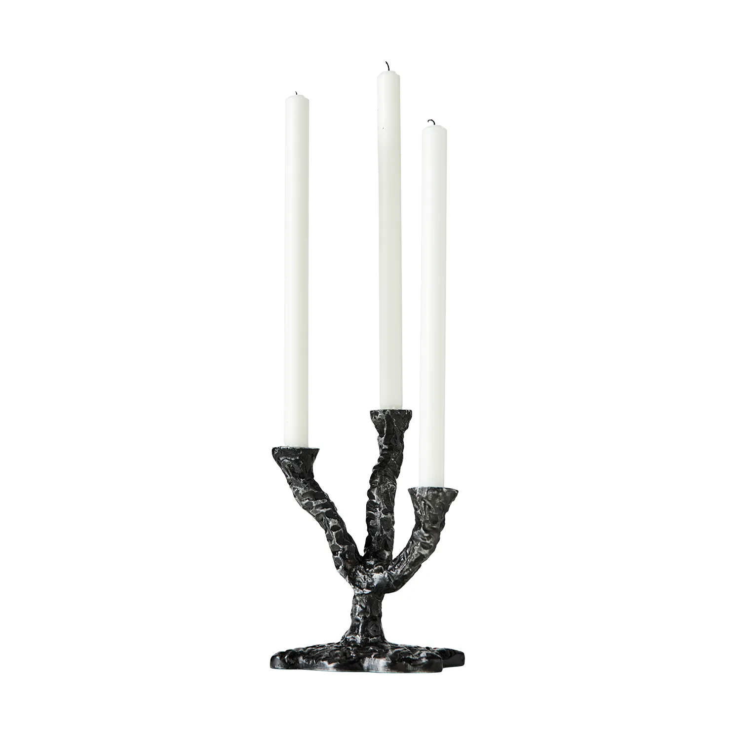 Ava candle sticks 22 cm, Antique grey MUUBS