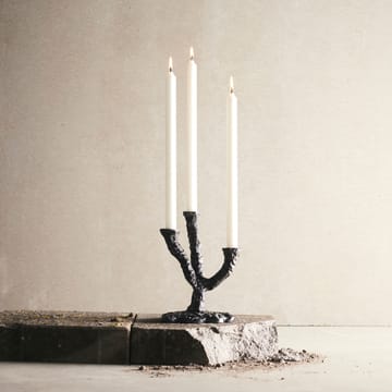 Ava candle sticks 22 cm - Antique grey - MUUBS